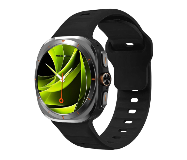 Mobile Origin Easy Strap Silicone Galaxy Watch Ultra 47mm Black - 1502776 - zdjęcie